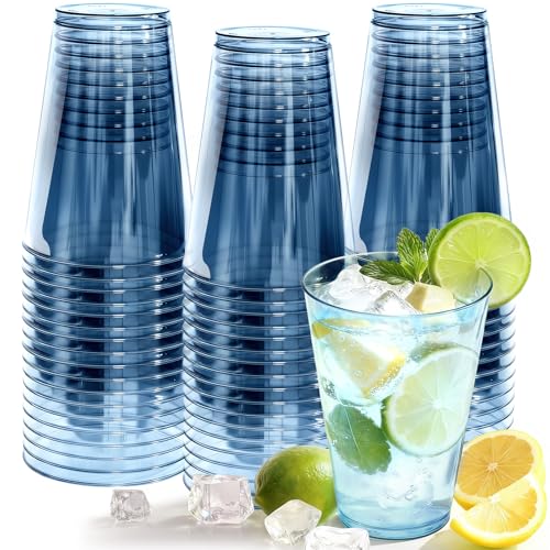 Clear Disposable Plastic Cups 12 oz for Parties and Events