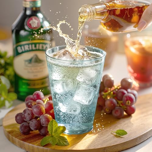 Clear Disposable Plastic Cups 12 oz for Parties and Events