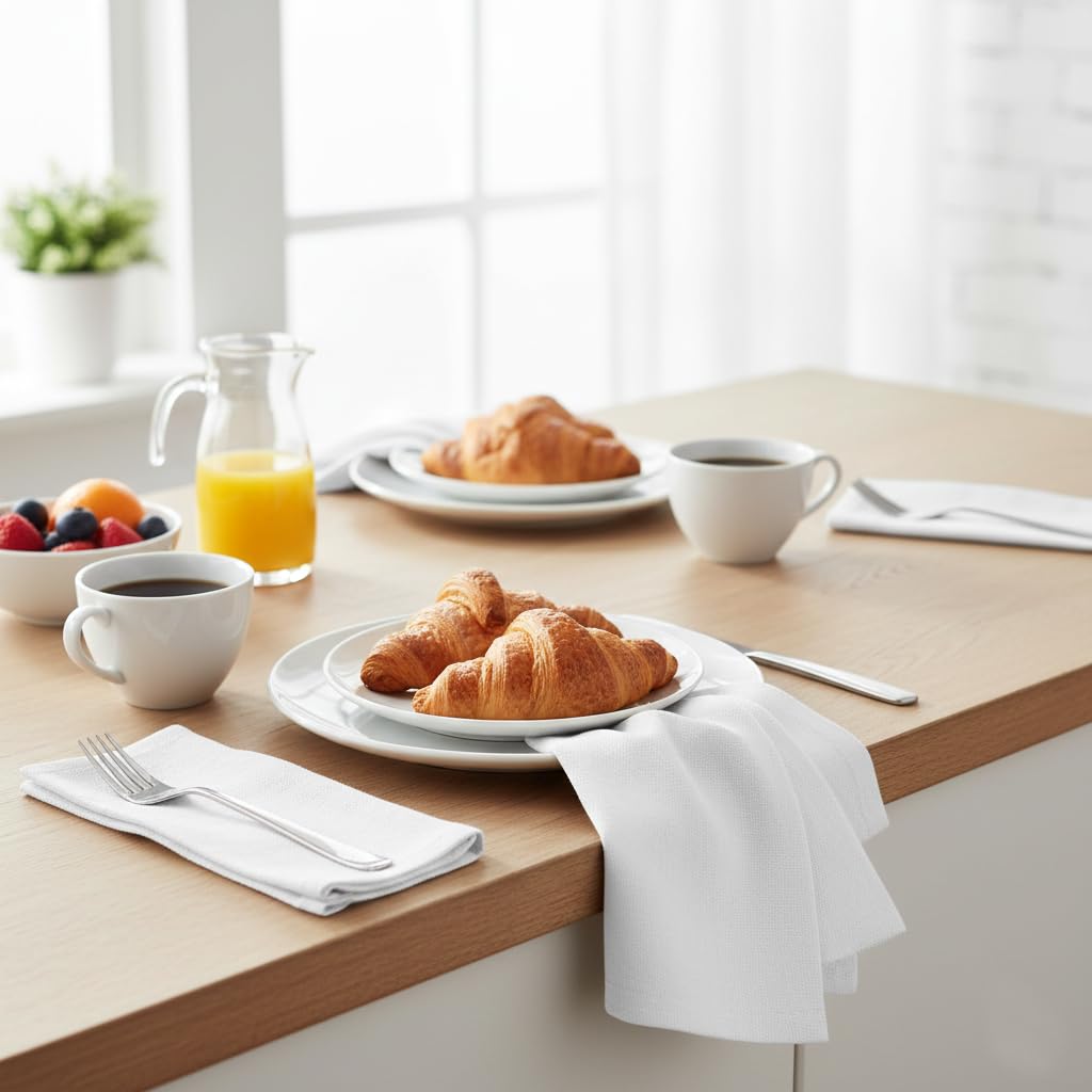 Cloth Dinner Napkins Set of 4 or 12 for Table Settings
