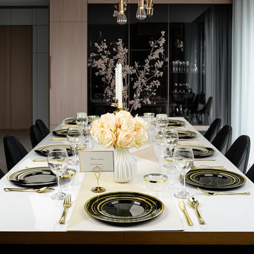 Disposable Dinnerware Set for Parties Weddings and Events