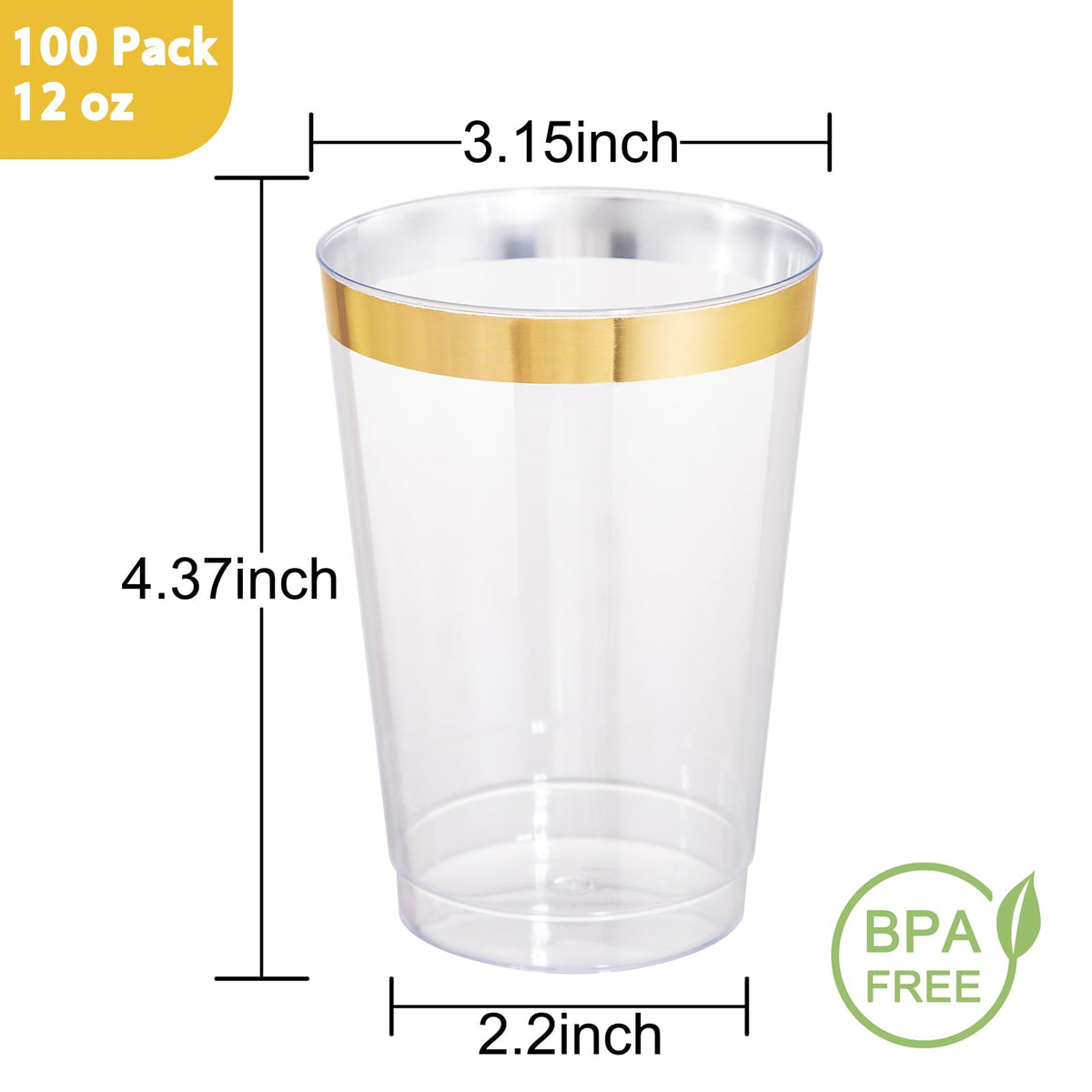 Disposable Plastic Party Cups for Celebrations and Events