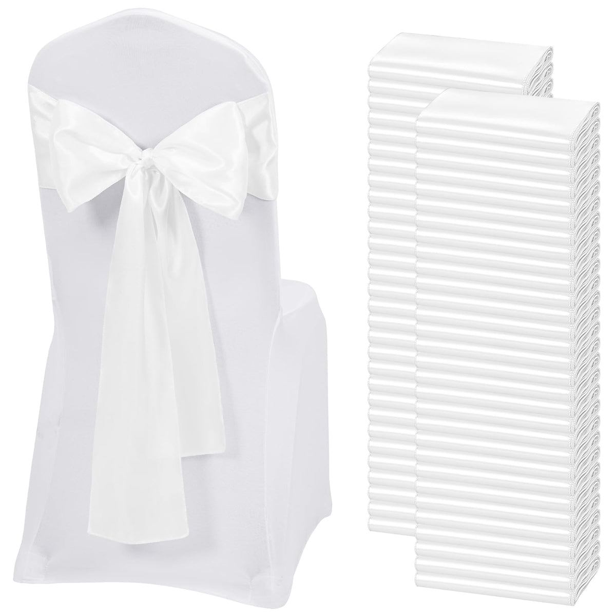 Satin Chair Sashes for Thanksgiving Weddings and Events