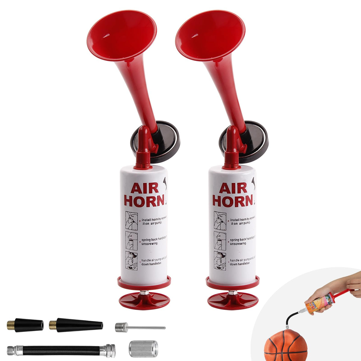 Handheld Air Horn Loud Noise Maker for Boats and Sports Events