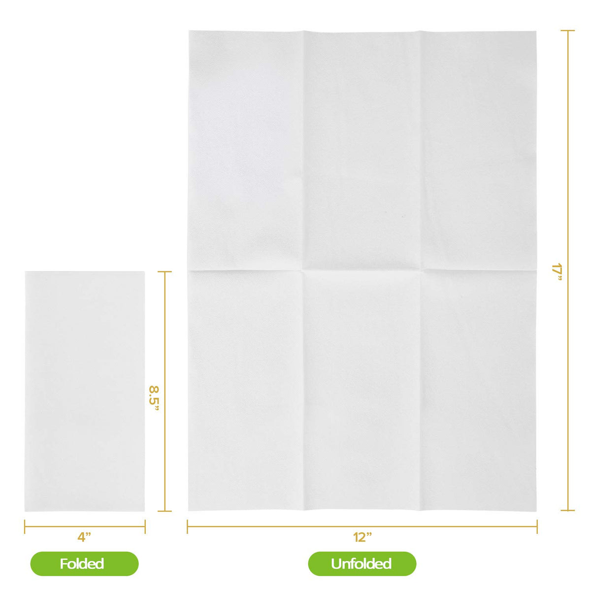 Linen Feel Disposable Guest Towels 480 Pack