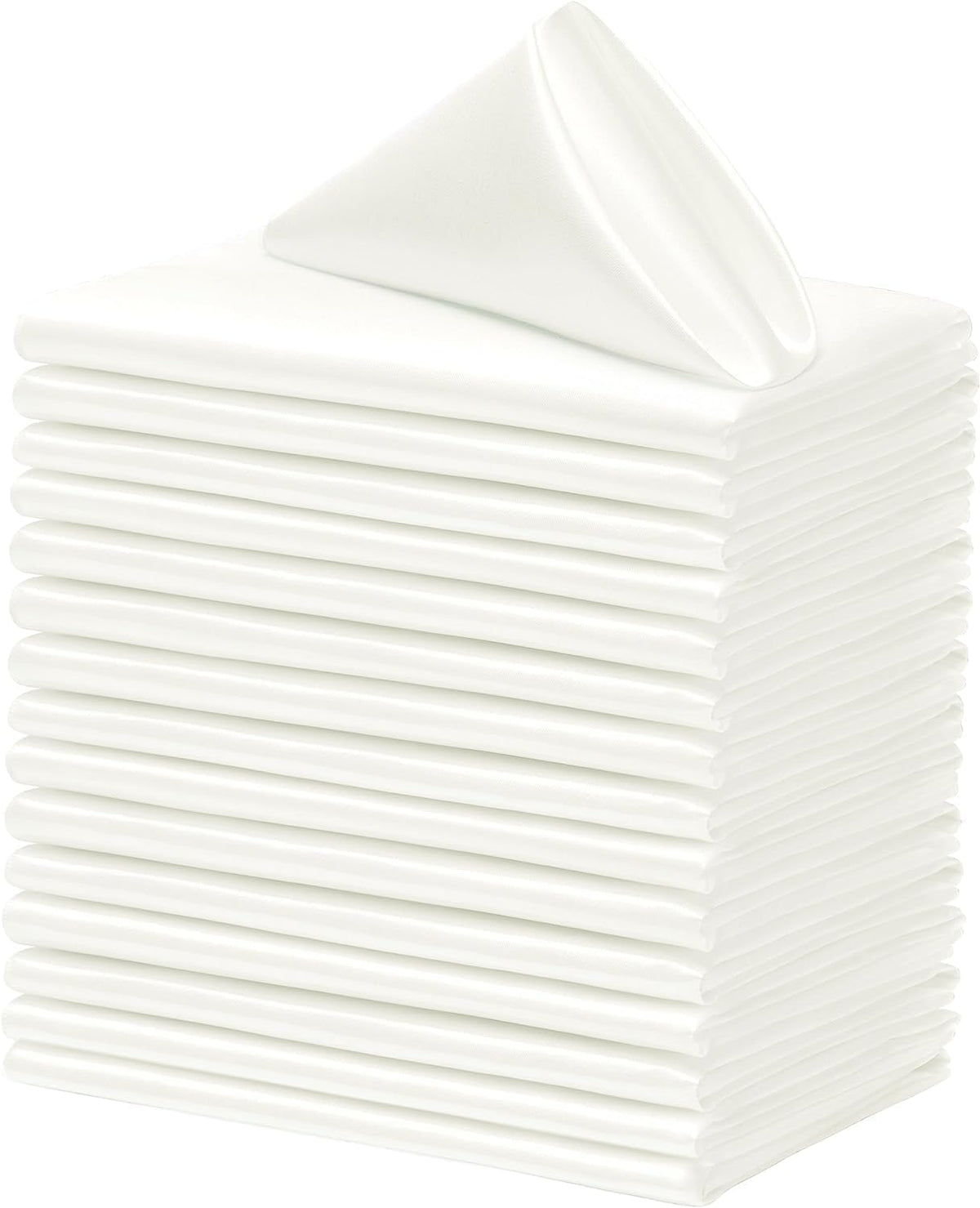 Square Satin Dinner Napkins for Weddings Banquets and Parties