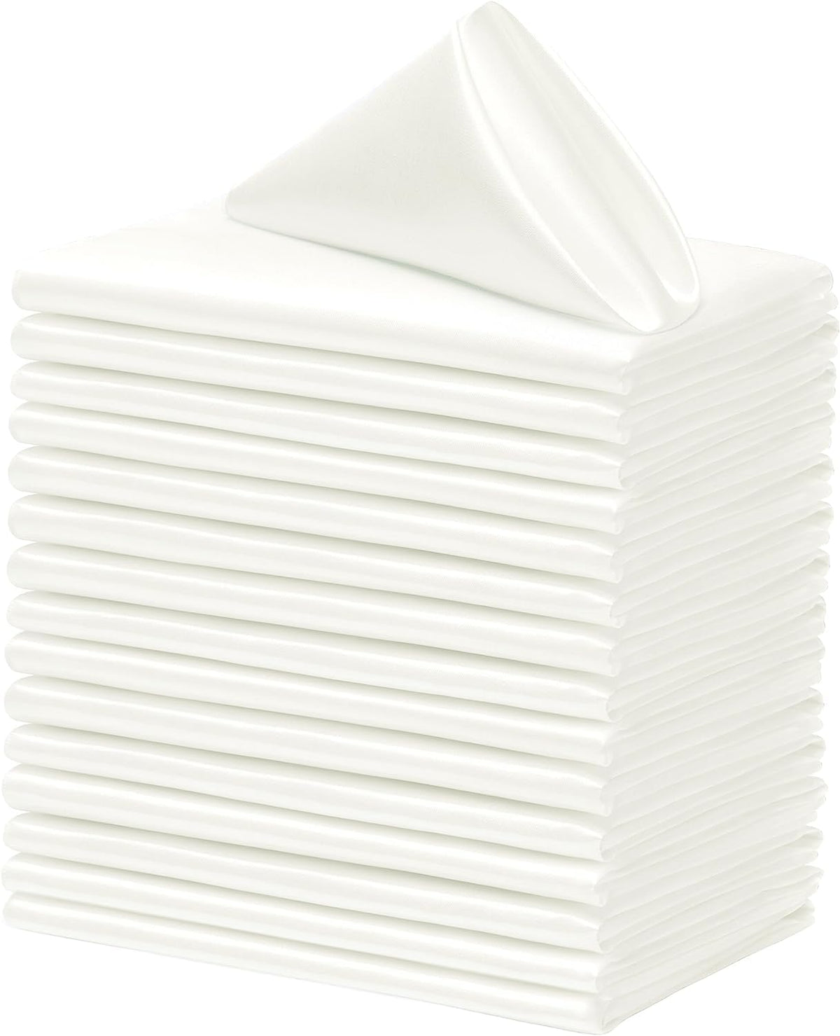 Square Satin Dinner Napkins for Weddings Banquets and Parties