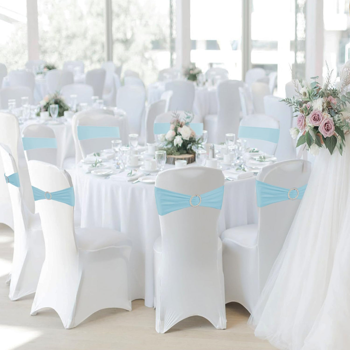 Chair Sashes for Weddings Parties and Event Decorations