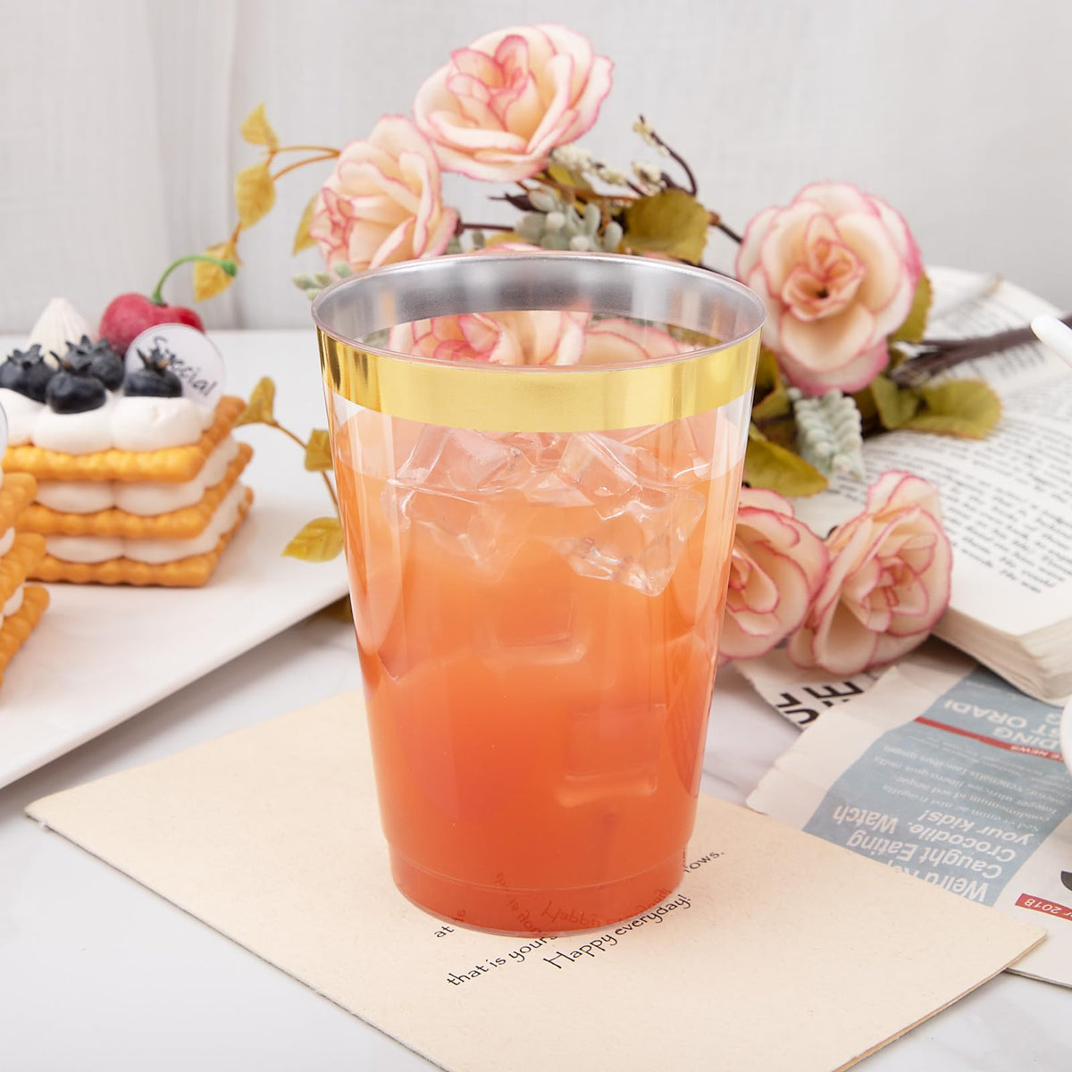 Disposable Plastic Party Cups for Celebrations and Events