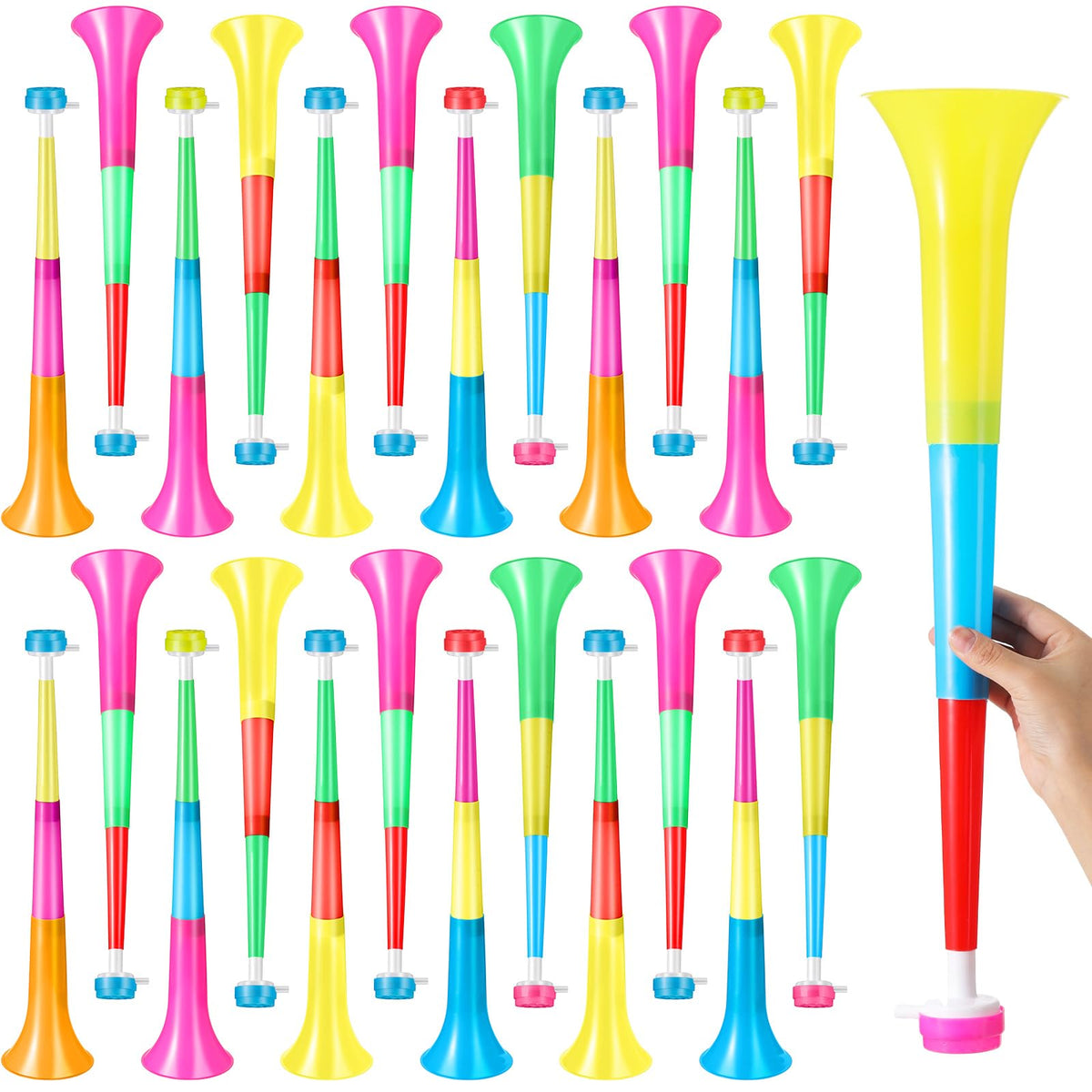 Vuvuzela Stadium Horns Bulk Noise Makers for Sports Events