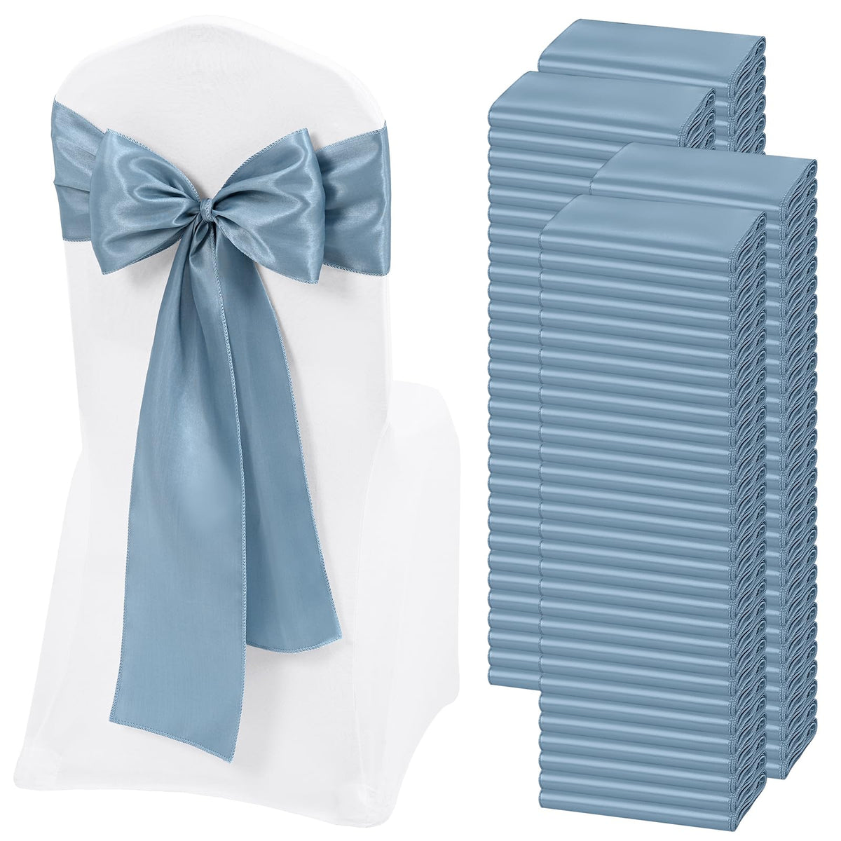 Satin Chair Sashes for Thanksgiving Weddings and Events
