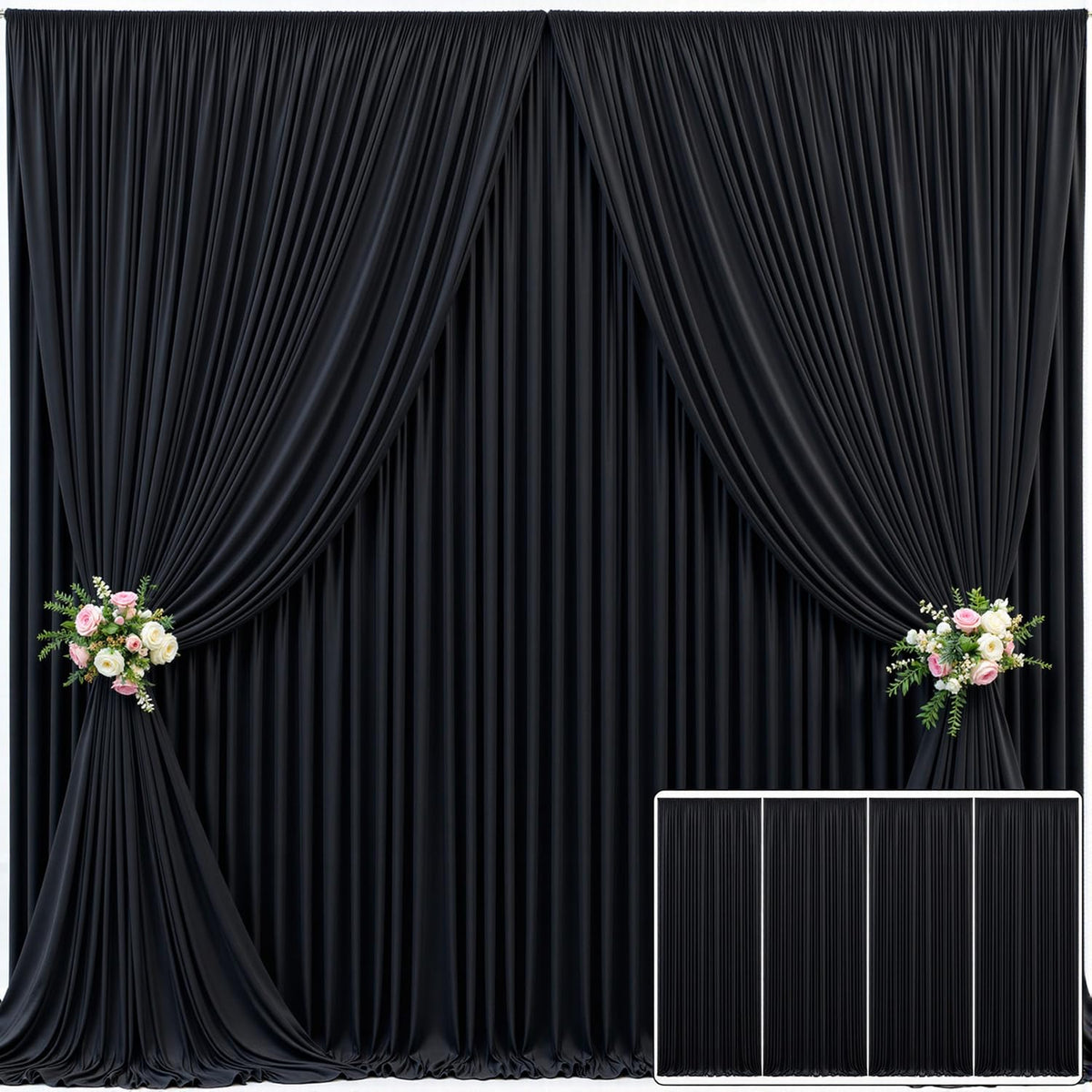 Wrinkle Free Backdrop Curtain for Wedding and Party Decor