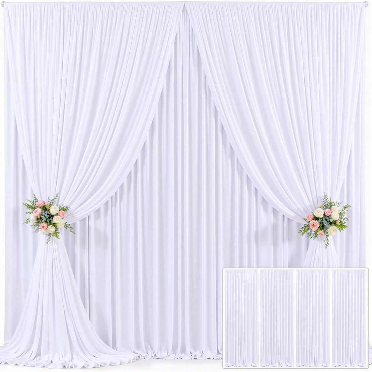 Wrinkle Free Backdrop Curtain for Wedding and Party Decor