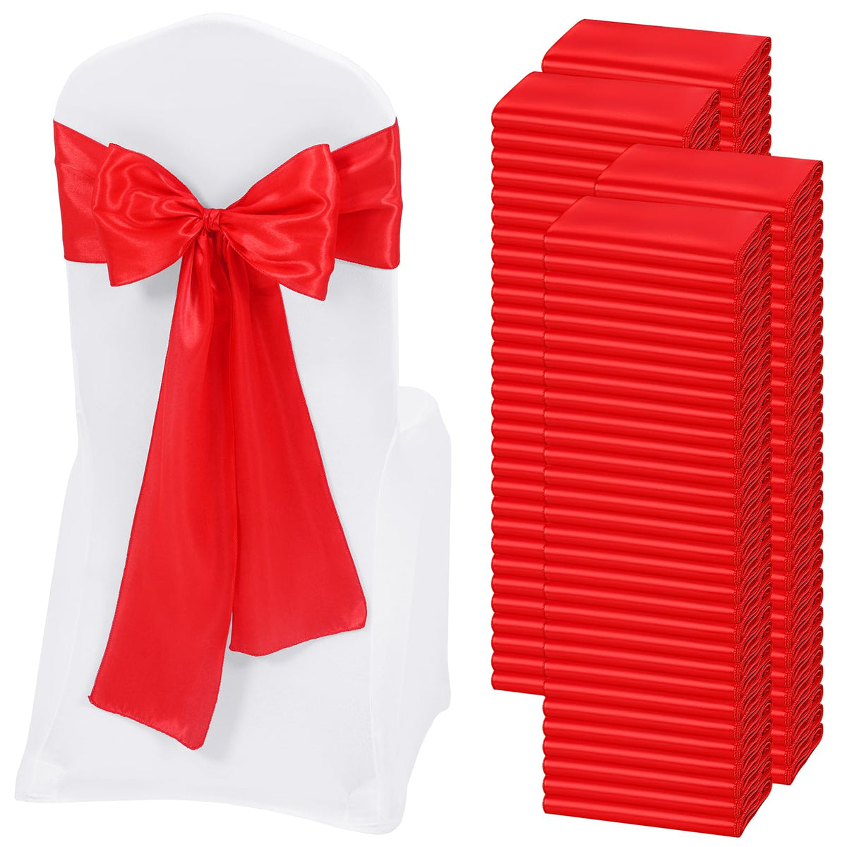 Satin Chair Sashes for Thanksgiving Weddings and Events