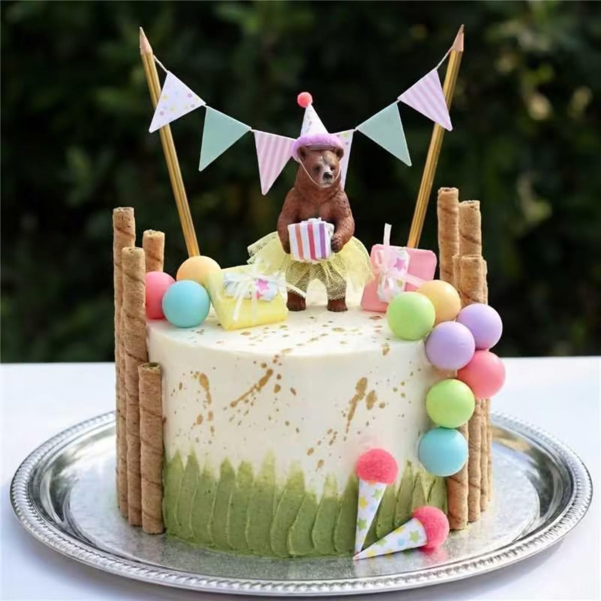 Birthday Cake Topper Decoration Set 19 Pieces for Parties