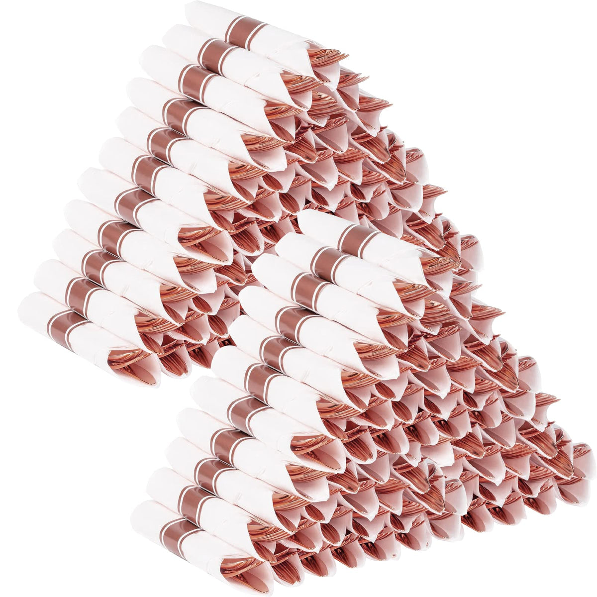 Pre Rolled Plastic Silverware Set for Parties and Events