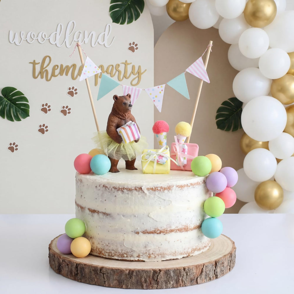 Birthday Cake Topper Decoration Set 19 Pieces for Parties