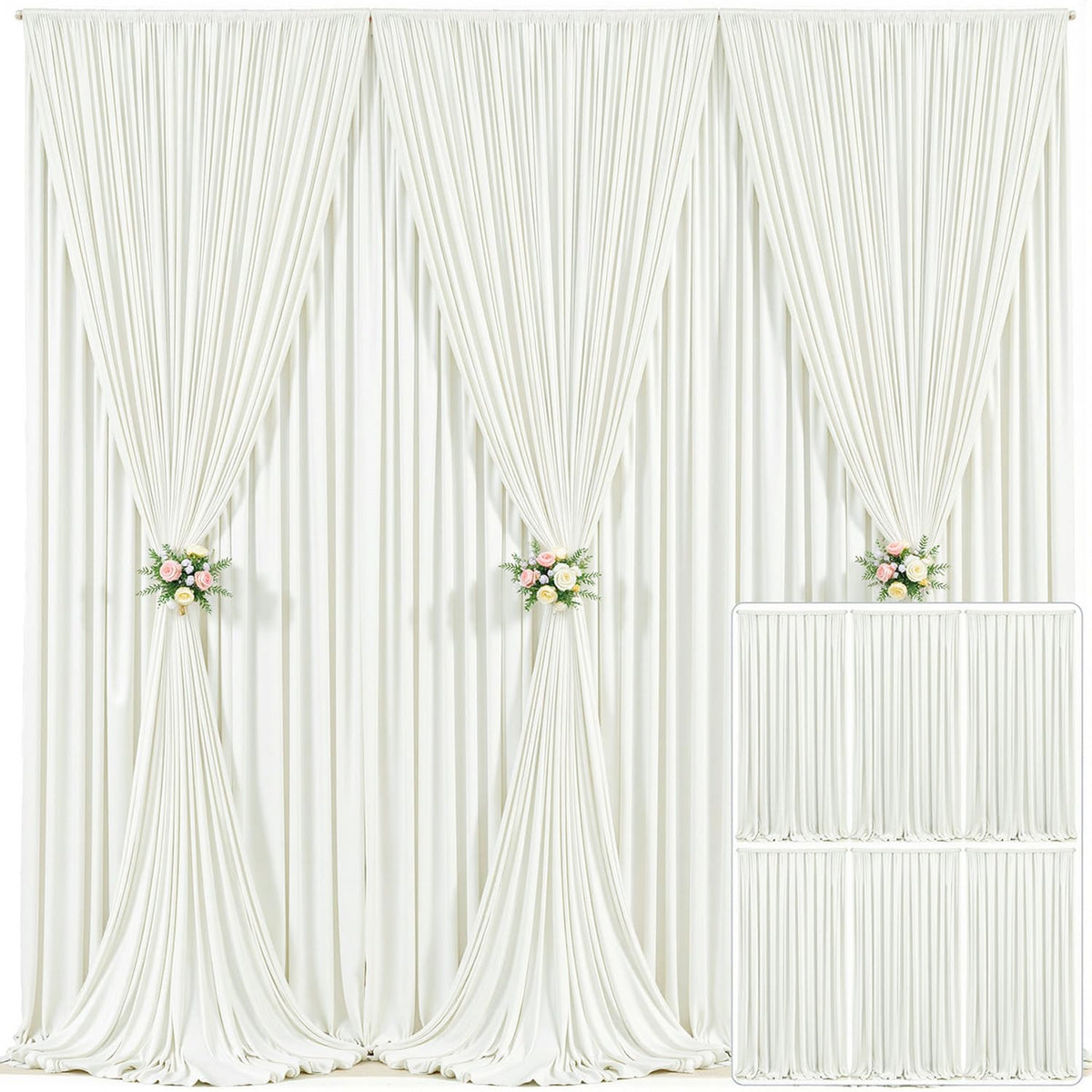 Wrinkle Free Backdrop Curtain for Wedding and Party Decor