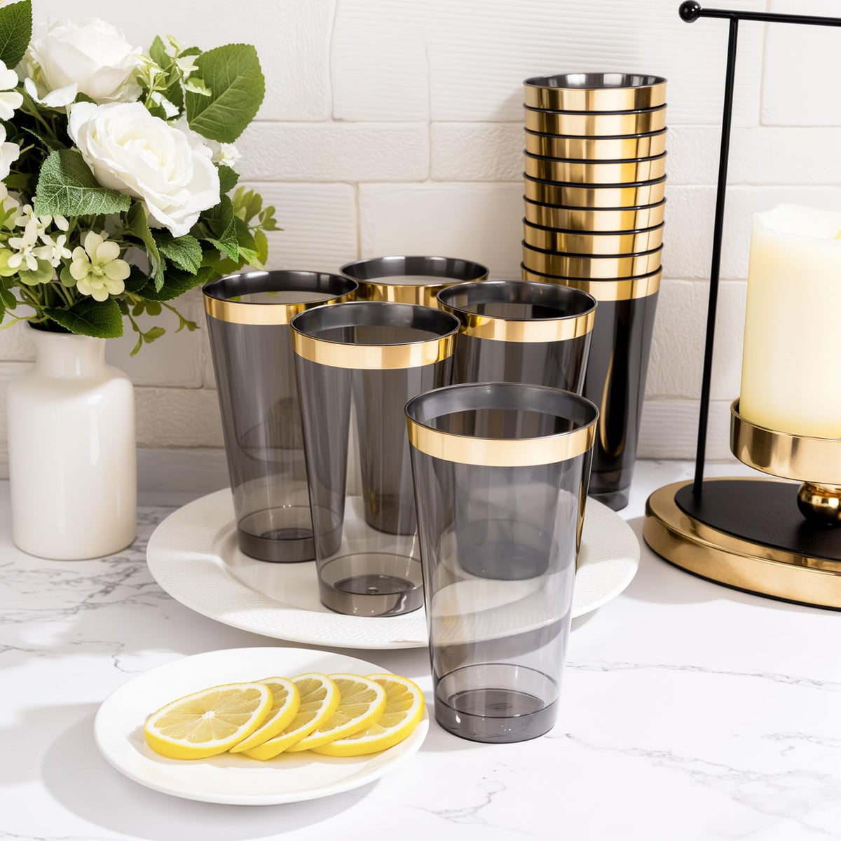 Disposable Plastic Cups for Parties Weddings and Events