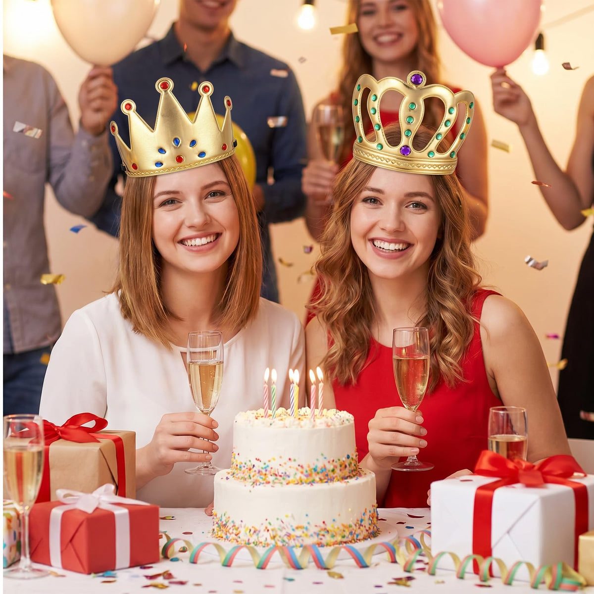 Faux Leather King Crown for Cosplay Costume and Parties