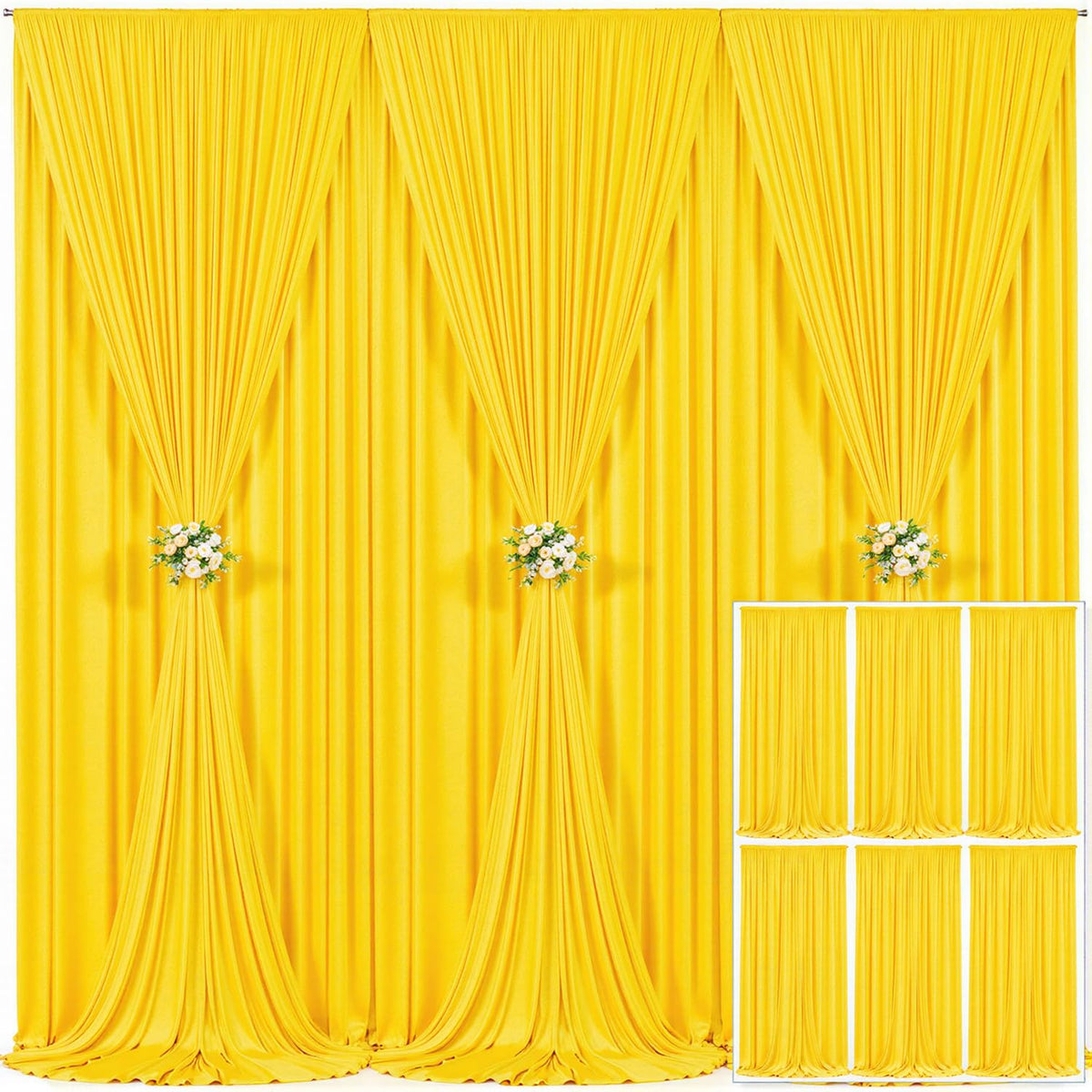 Wrinkle Free Backdrop Curtain for Wedding and Party Decor