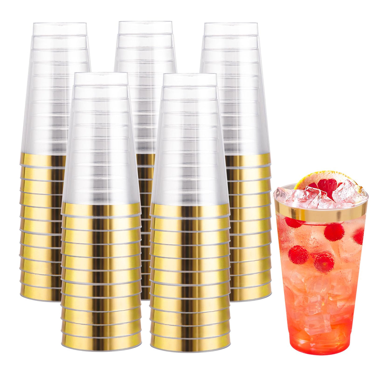 Disposable Plastic Party Cups for Celebrations and Events