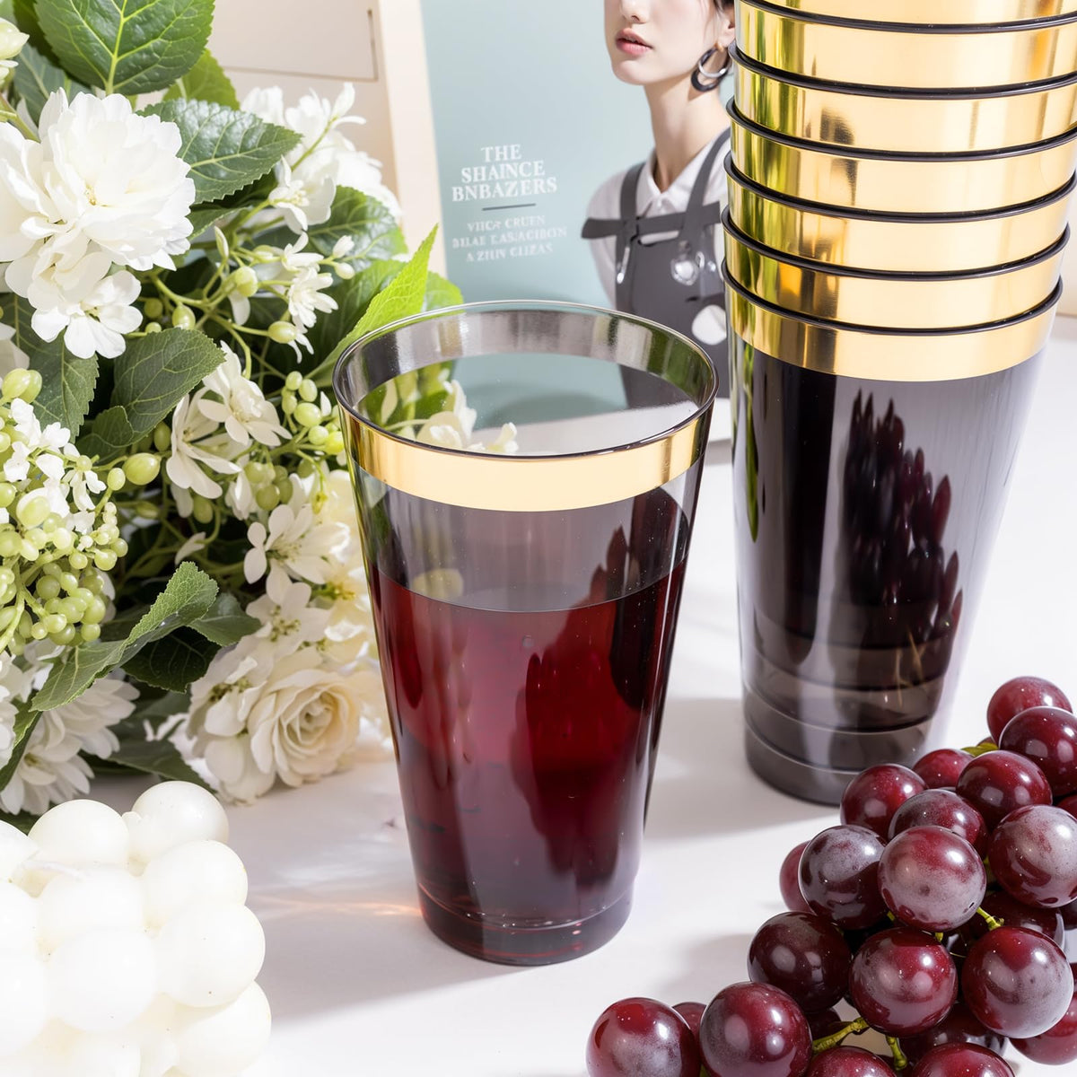 Disposable Plastic Cups for Parties Weddings and Events