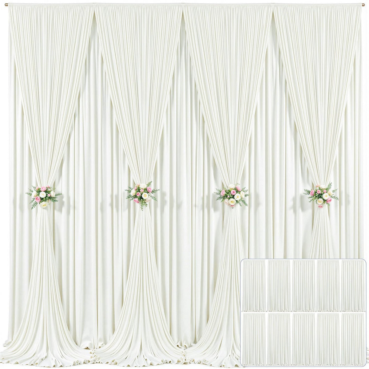 Wrinkle Free Backdrop Curtain for Wedding and Party Decor