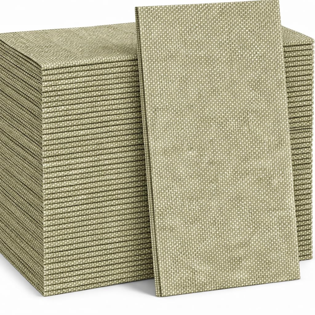 Linen Feel Disposable Guest Towels for Bathrooms and Events