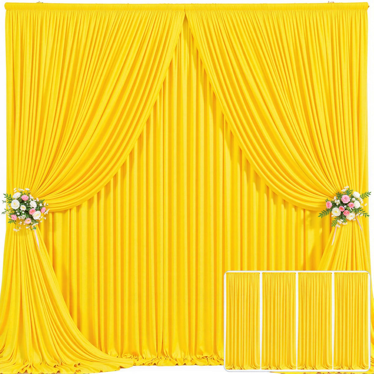 Wrinkle Free Backdrop Curtain for Wedding and Party Decor