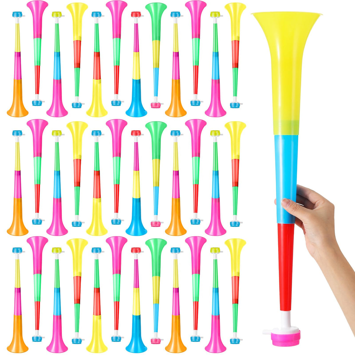 Vuvuzela Stadium Horns Bulk Noise Makers for Sports Events