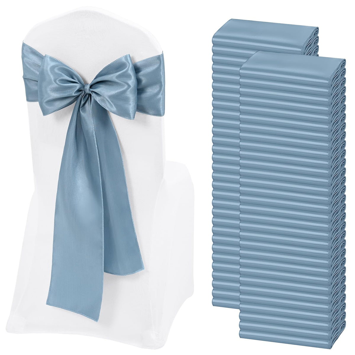 Satin Chair Sashes for Thanksgiving Weddings and Events