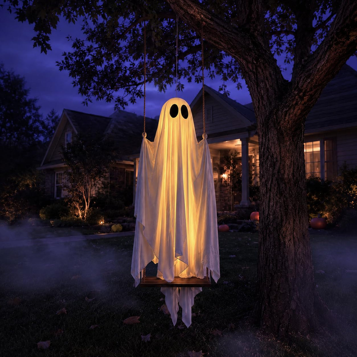 Glowing Ghost Outdoor Halloween Decorations