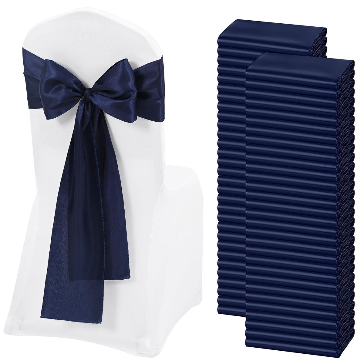 Satin Chair Sashes for Thanksgiving Weddings and Events