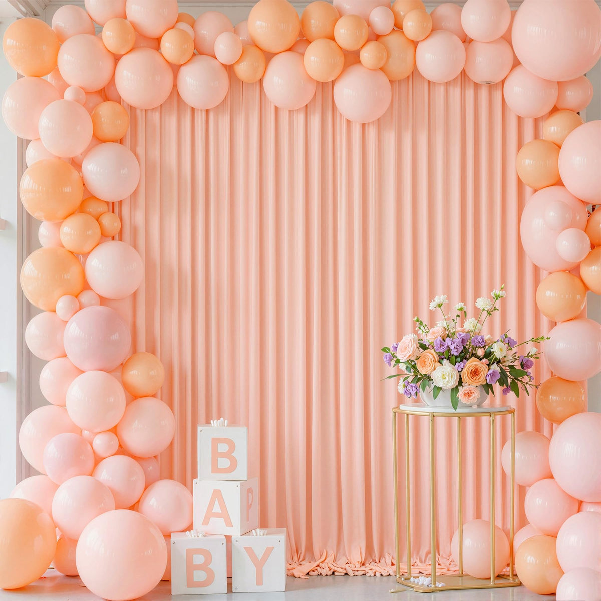 Wrinkle Free Backdrop Curtain for Wedding and Party Decor