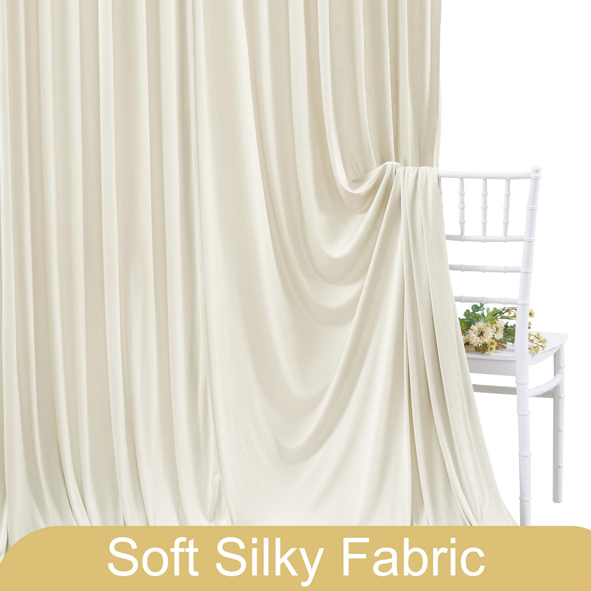 Wrinkle Free Backdrop Curtain for Wedding and Party Decor