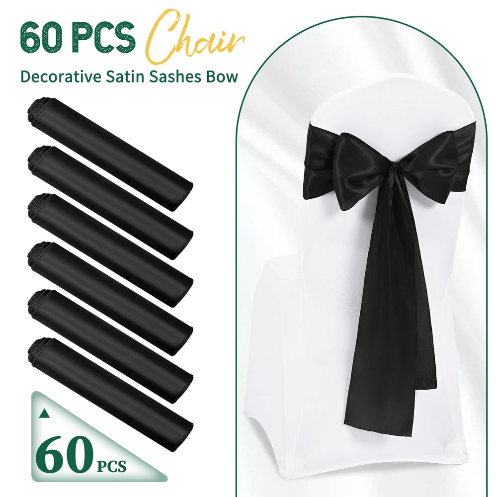 Satin Chair Sashes for Thanksgiving Weddings and Events