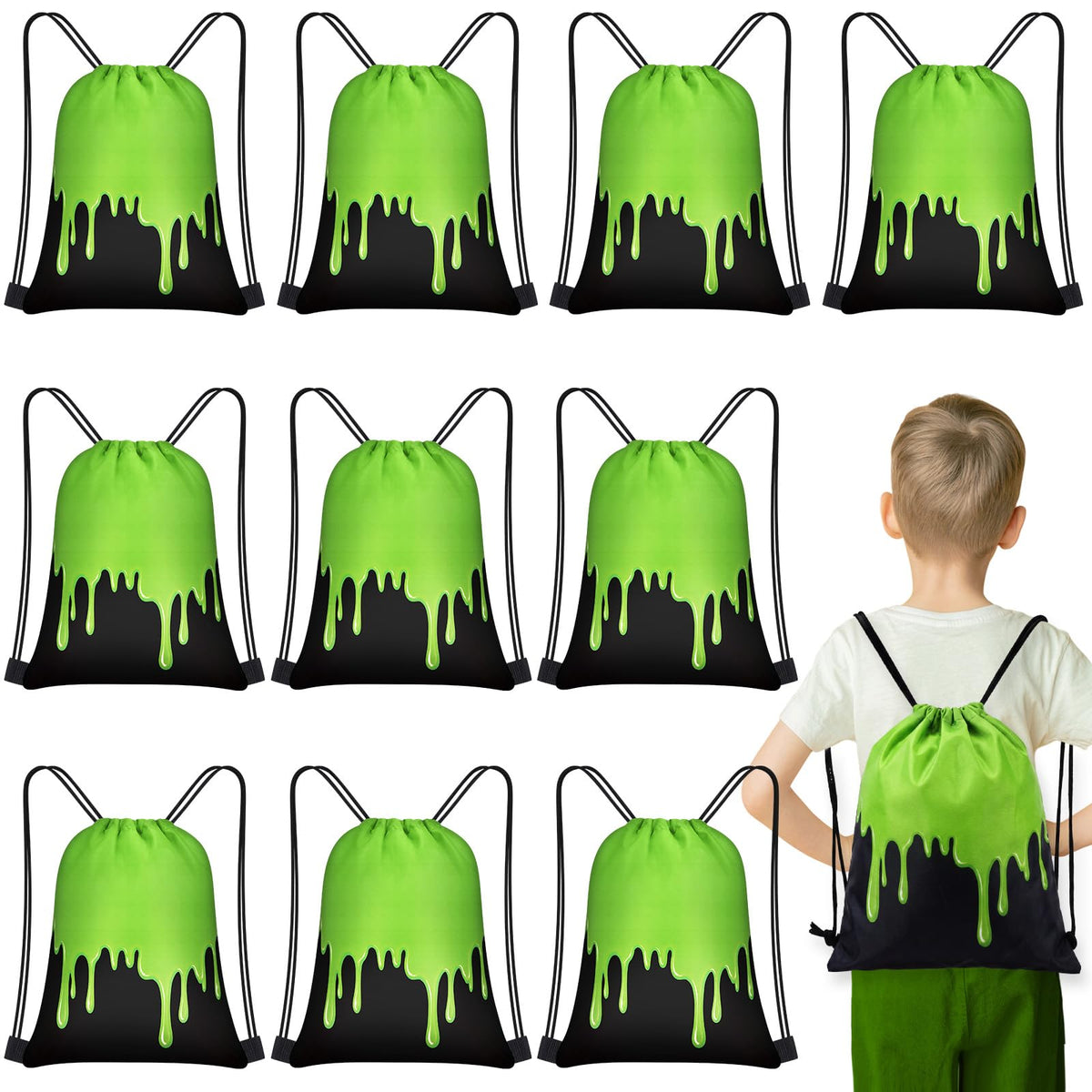 Cartoon Drawstring Backpack for Birthday Party Favors
