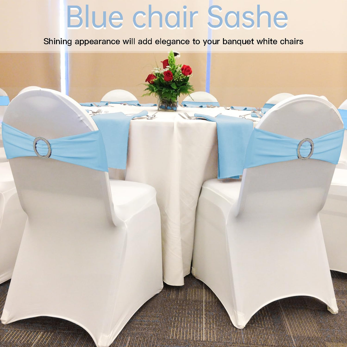 Chair Sashes for Weddings Parties and Event Decorations