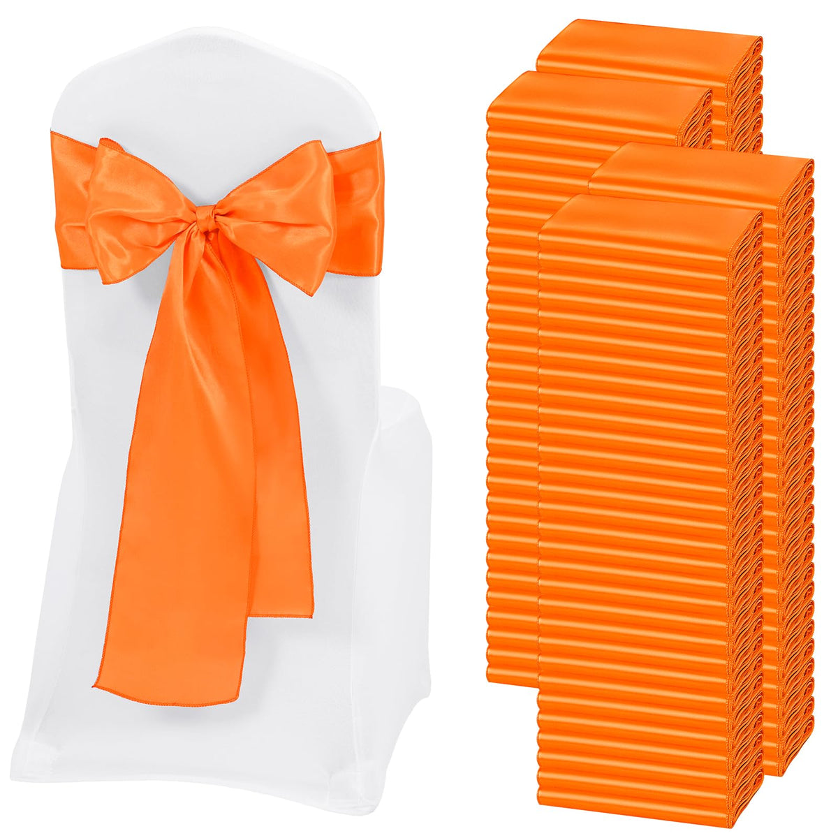 Satin Chair Sashes for Thanksgiving Weddings and Events