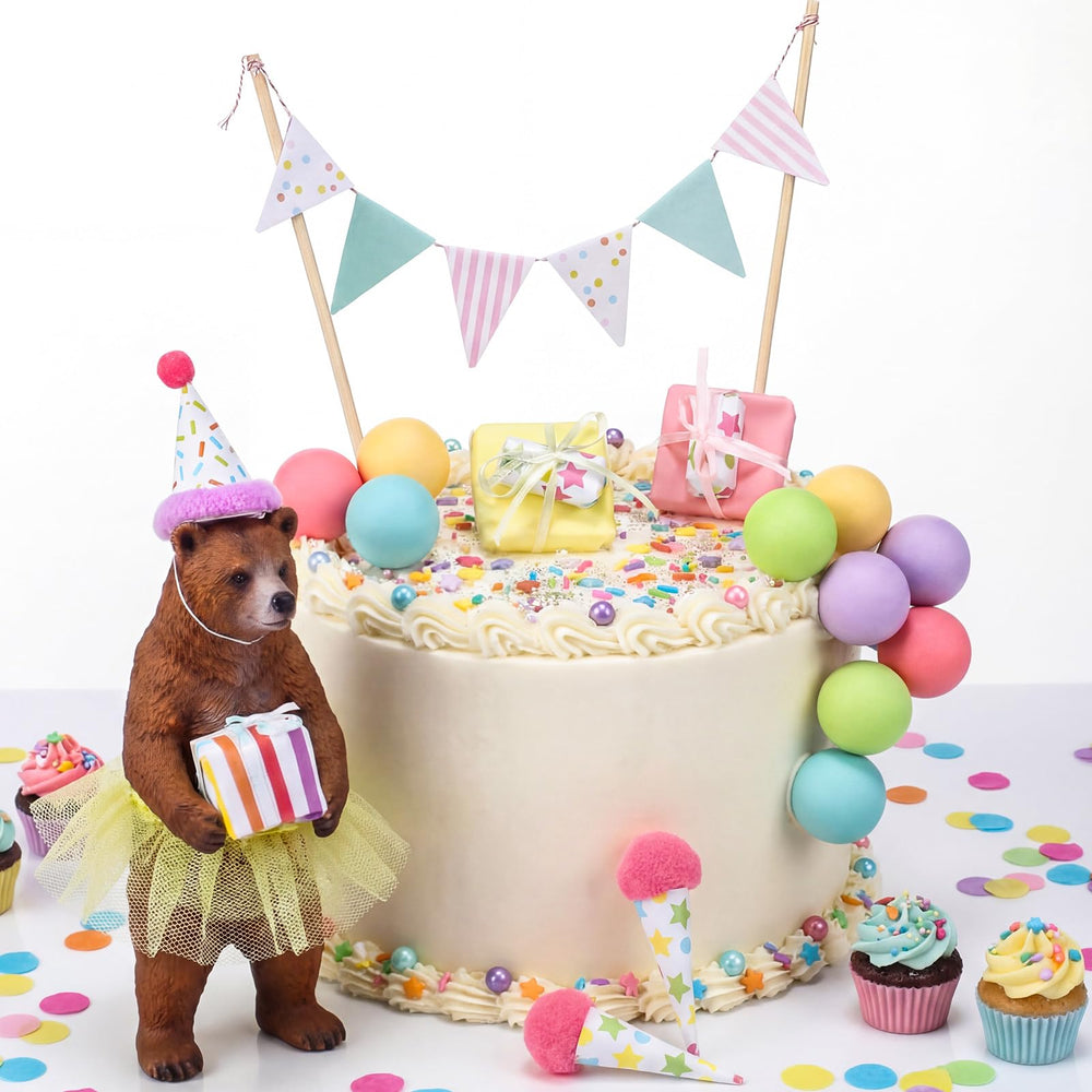 Birthday Cake Topper Decoration Set 19 Pieces for Parties