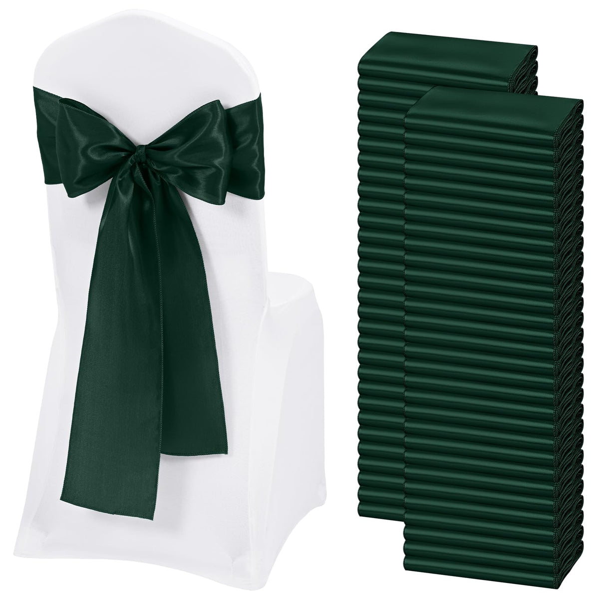 Satin Chair Sashes for Thanksgiving Weddings and Events