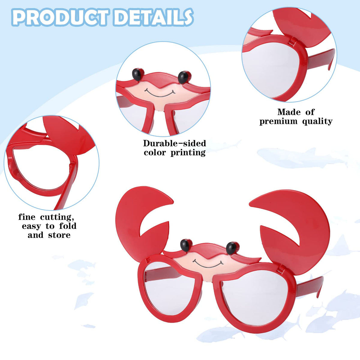 Funny Hawaiian Party Sunglasses 48 Pairs for Luau Favors