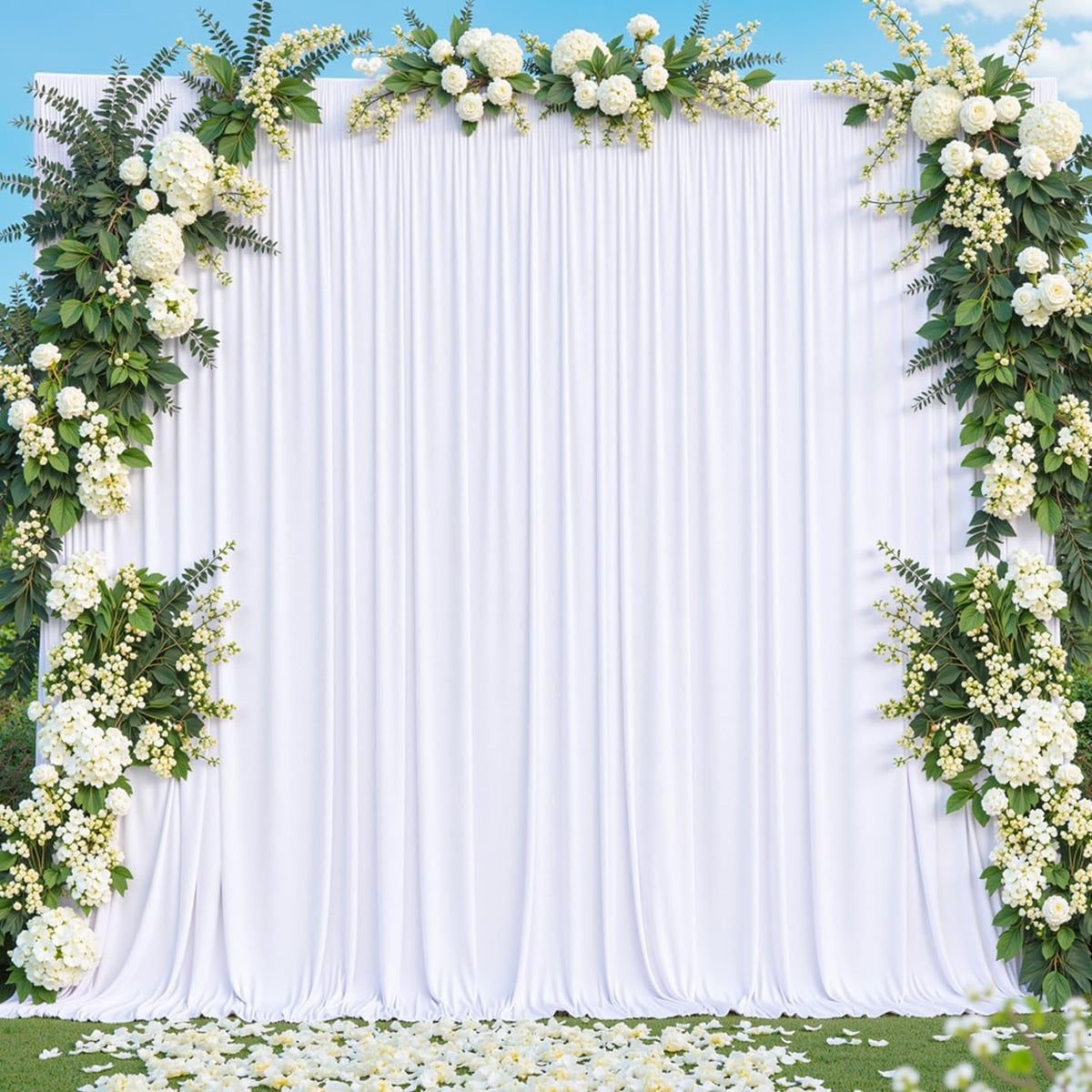 Wrinkle Free Backdrop Curtain for Wedding and Party Decor