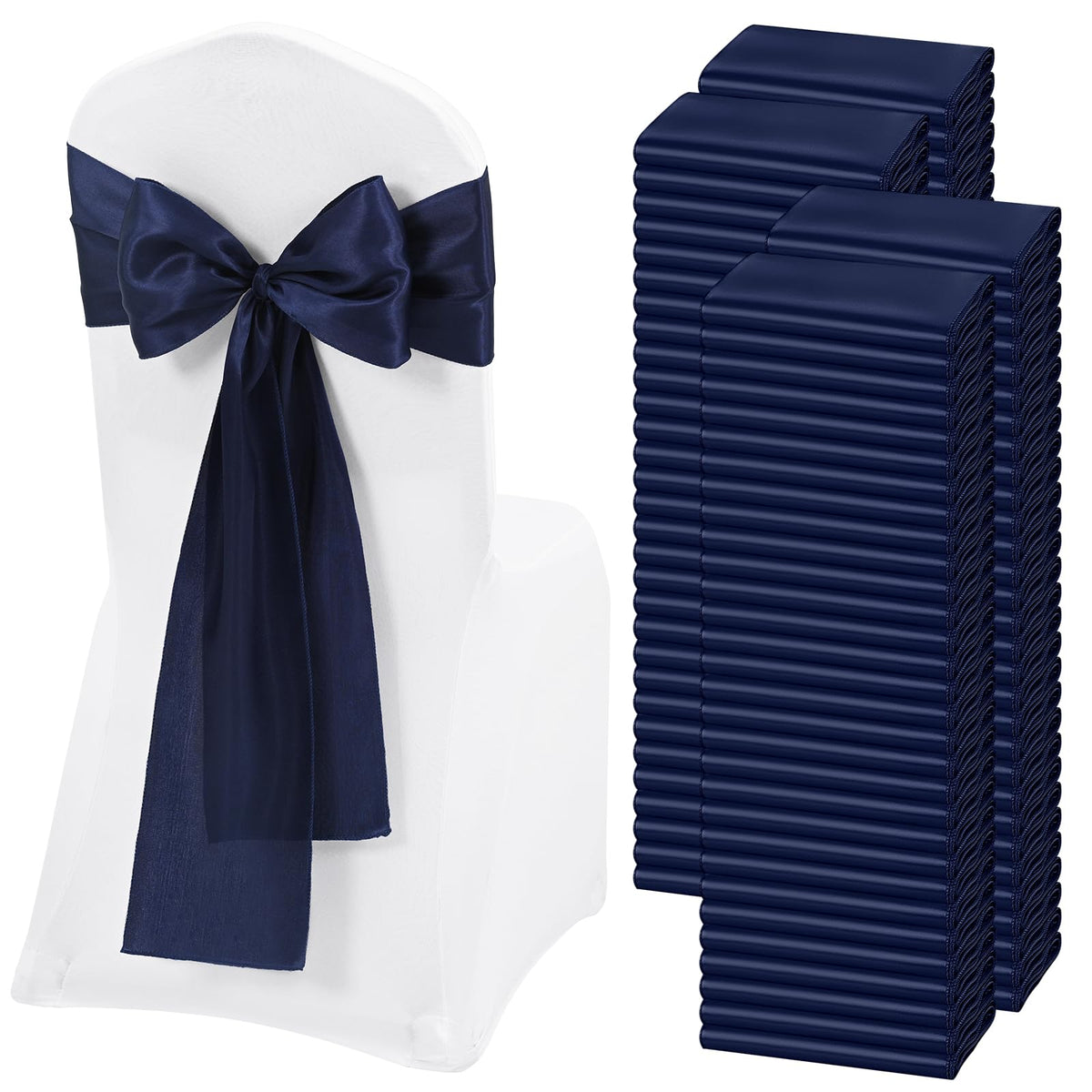 Satin Chair Sashes for Thanksgiving Weddings and Events