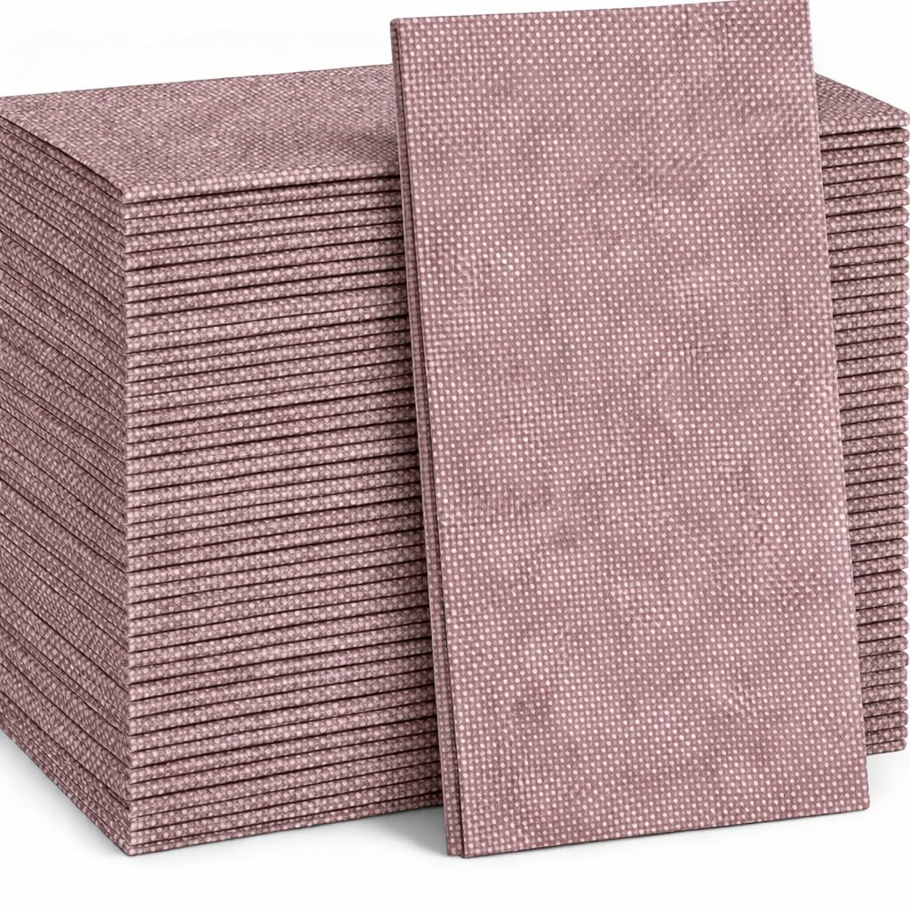 Linen Feel Disposable Guest Towels for Bathrooms and Events