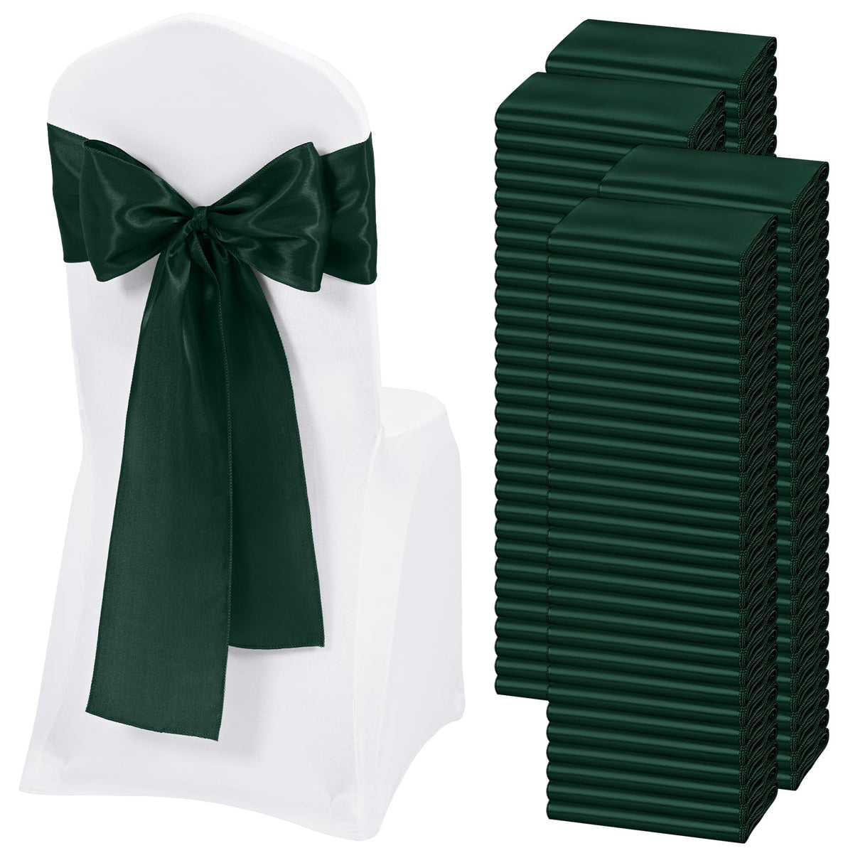 Satin Chair Sashes for Thanksgiving Weddings and Events