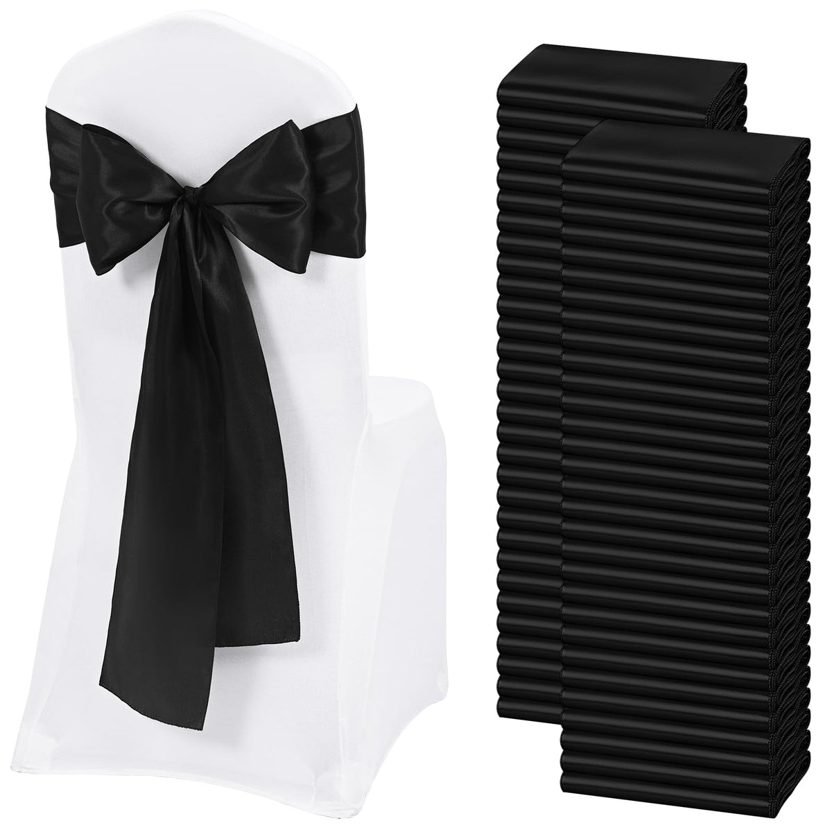 Satin Chair Sashes for Thanksgiving Weddings and Events