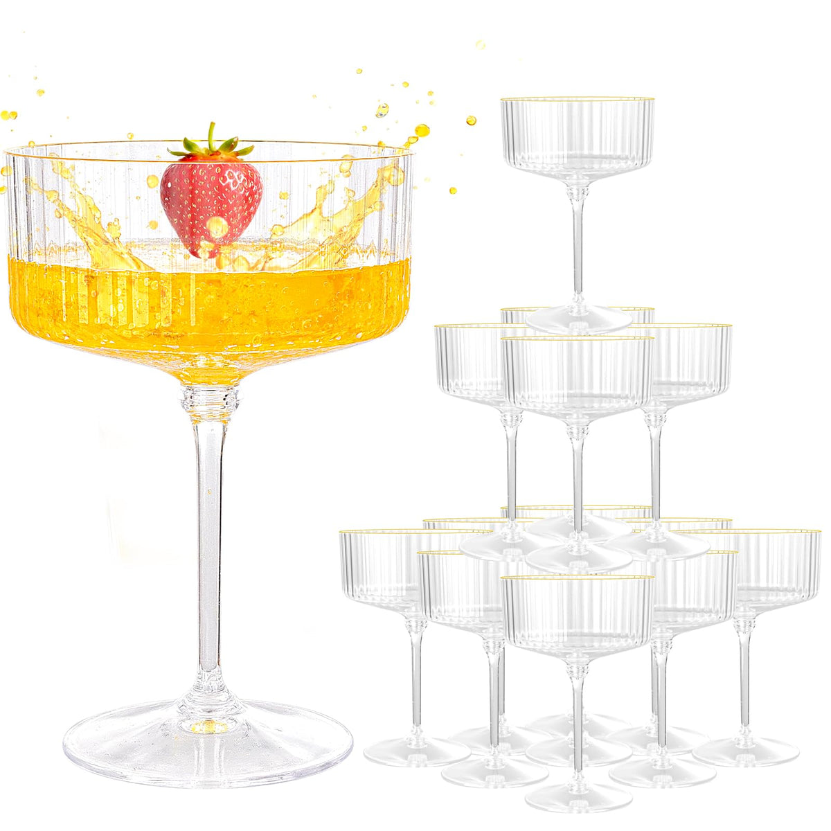Disposable Plastic Cups for Parties Weddings and Events