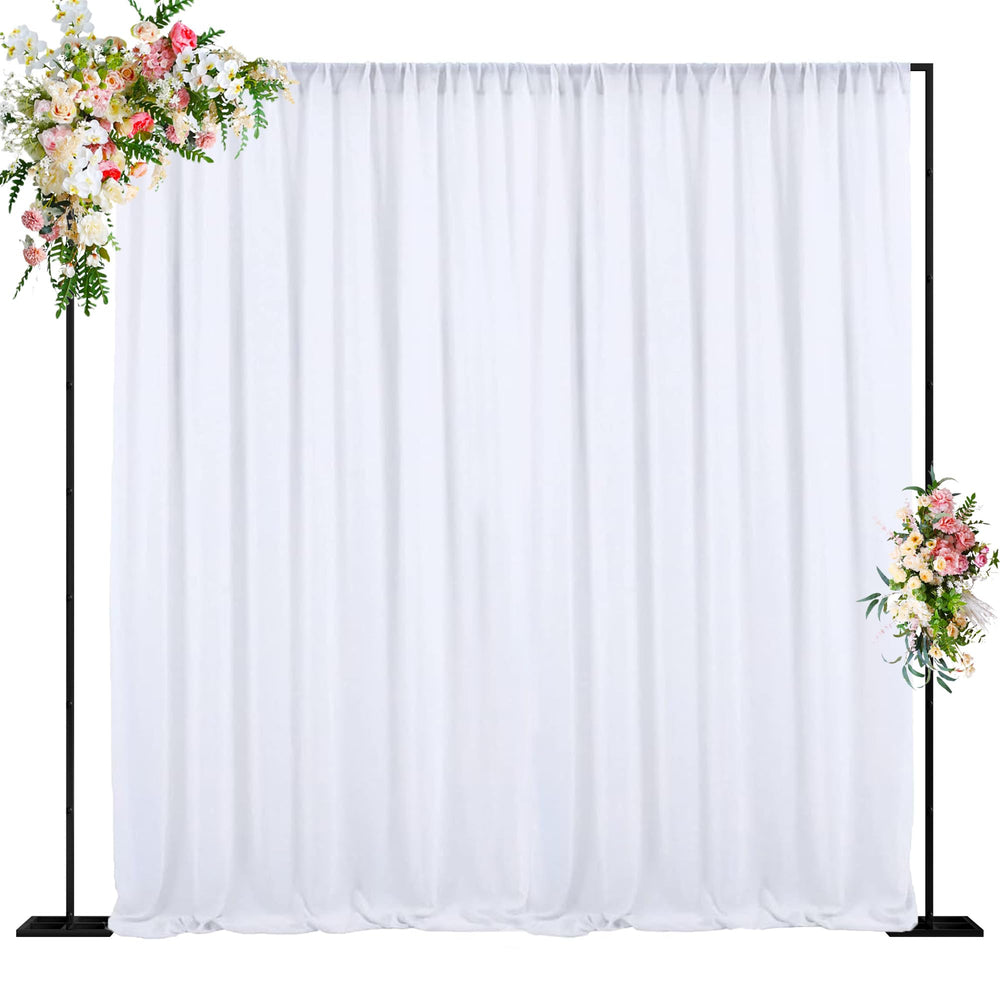 Gold Square Backdrop Stand 10x10 ft for Wedding and Party Decor