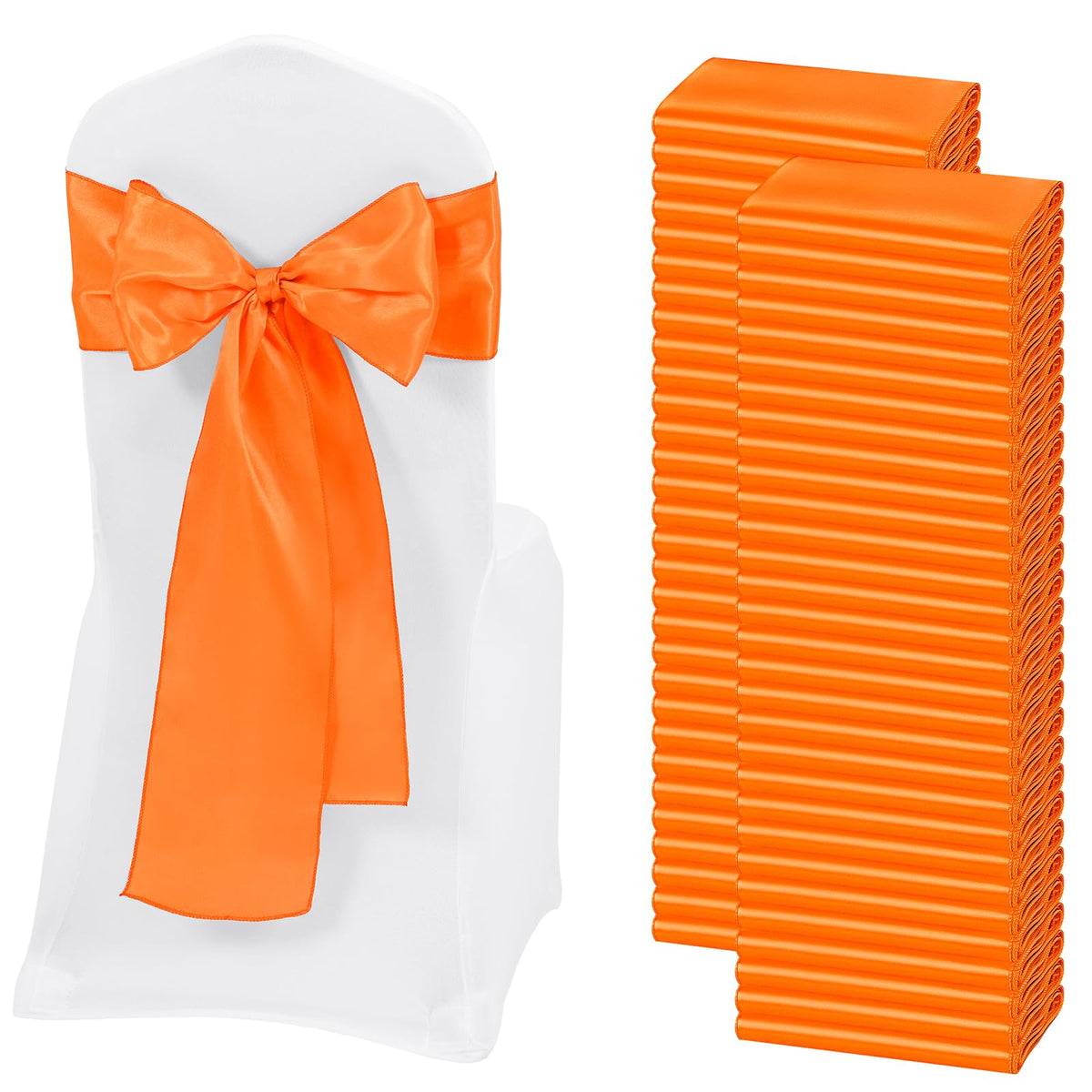 Satin Chair Sashes for Thanksgiving Weddings and Events